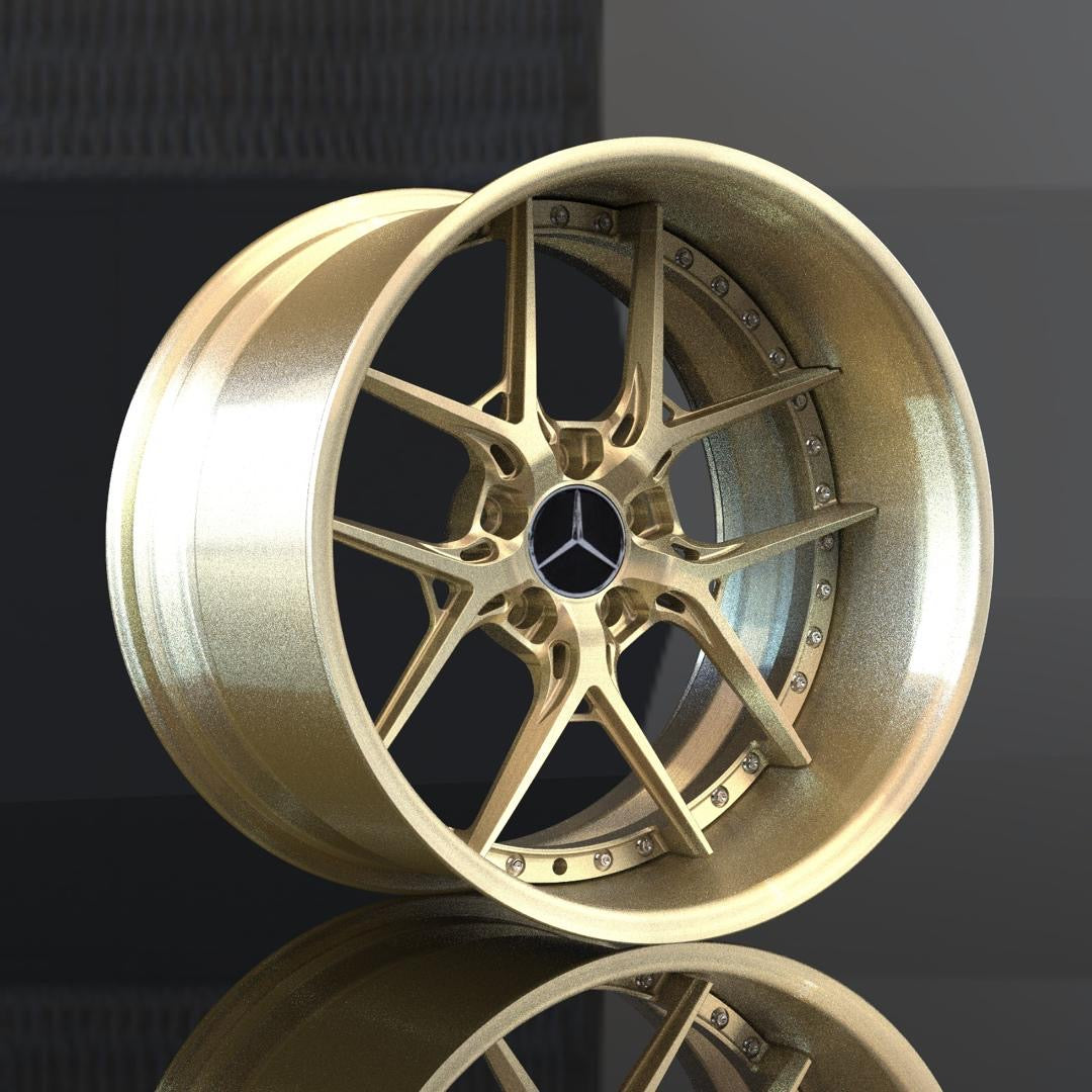 Mercedes Style 2 Piece