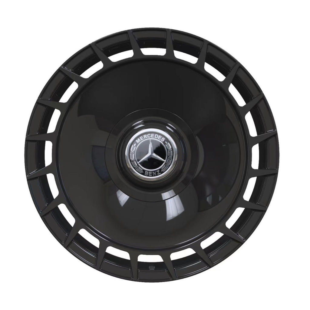 Classic Retro Mercedes Style w/ Floating Centers (set of 4)