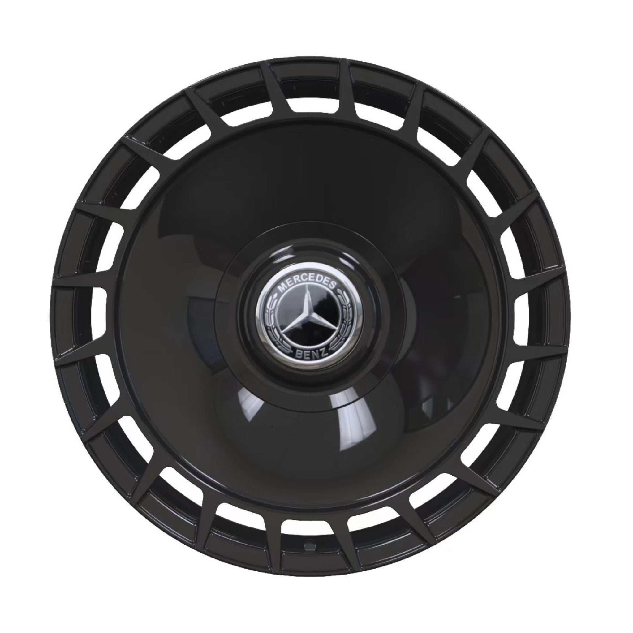 Classic Retro Mercedes Style w/ Floating Centers (set of 4)